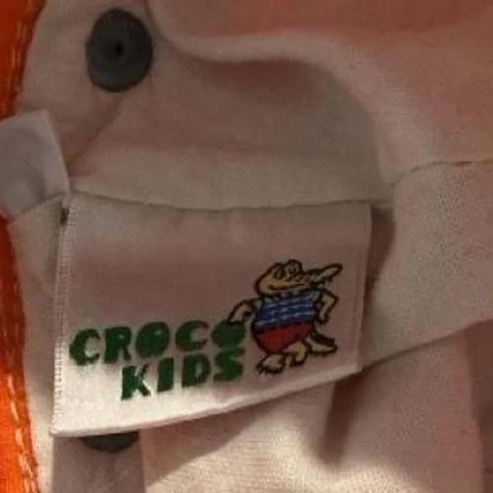 VTG Croco Kids Bucket Hat Kids One Size Orange Sun Protection Safari Hat